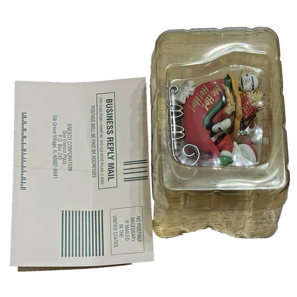 Enesco McDonalds Christmas Ornaments Mc Ho Ho Ho 1994 VIntage Collectable w/Box - Picture 12 of 16